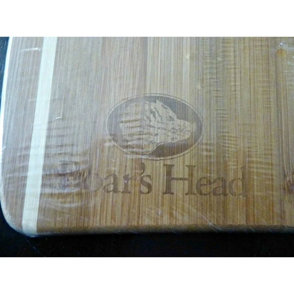 Boar's Head Bamboo Cutting Chopping Charcuterie 9”x 6” Cheese Meat Serving Tray